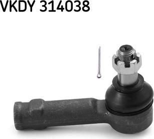 SKF VKDY314038 - Stūres šķērsstiepņa uzgalis