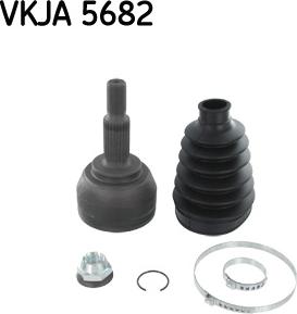 SKF VKJA5682 - Šarnīrs, Piedziņas