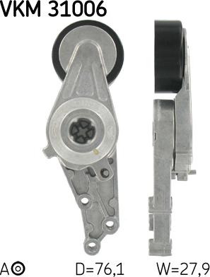 SKF VKM31006