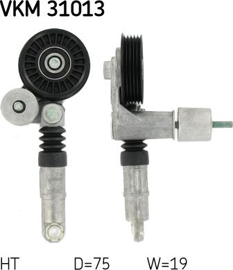 SKF VKM31013 - 534 0014 10