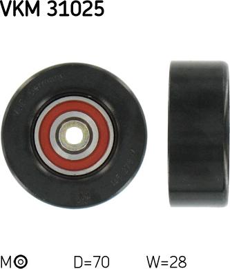SKF VKM31025 - Siksnas spriegotājs, Ķīļsiksna