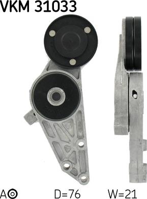 SKF VKM31033 - Auto Part