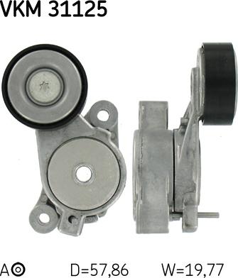 SKF VKM31125