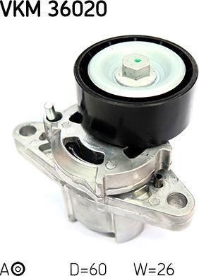 SKF VKM 36020 - Siksnas spriegotājs