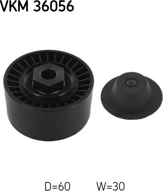 SKF VKM36056 - Siksnas spriegotājs, Ķīļsiksna