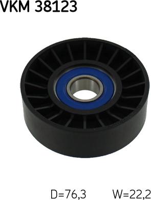 SKF VKM 38123 - Siksnas spriegotājs