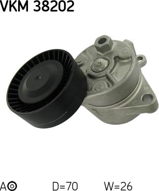 SKF VKM 38202 - Siksnas spriegotājs