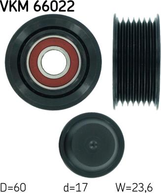 SKF VKM66022