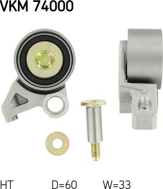SKF VKM 74000 - 531 0597