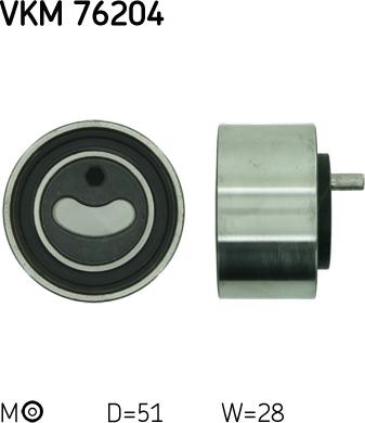 SKF VKM 76204