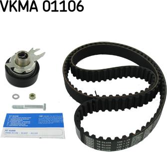 SKF VKMA01106 - Zobsiksnas komplekts
