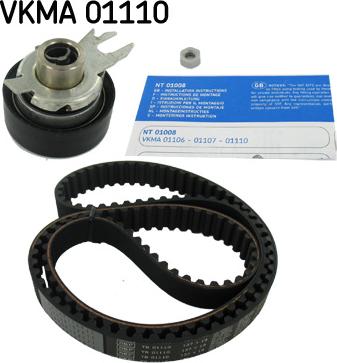 SKF VKMA 01110 - Zobsiksnas komplekts