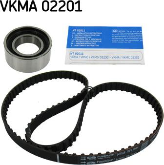 SKF VKMA02201 - Zobsiksnas komplekts