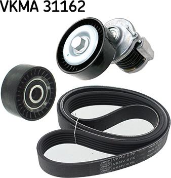 SKF VKMA 31162 - Ķīļrievu siksnu