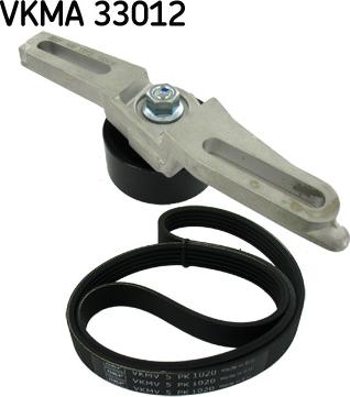 SKF VKMA33012 - Ķīļrievu siksnu komplekts