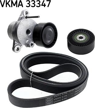 SKF VKMA33347 - Ķīļrievu siksnu komplekts