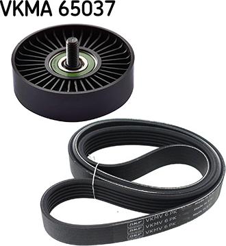 SKF VKMA 65037 - Ķīļrievu siksnu