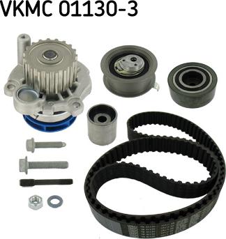 SKF VKMC01130-3 - Ūdenssūknis + Zobsiksnas