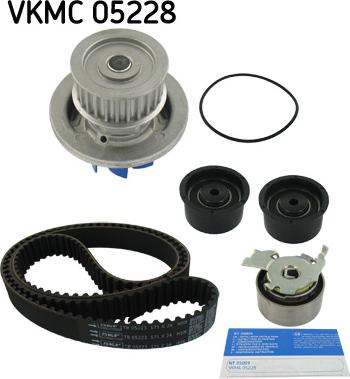 SKF VKMC05228 - Ūdenssūknis + Zobsiksnas
