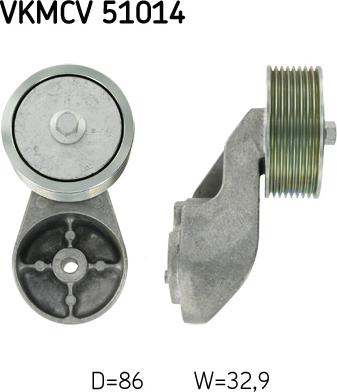 SKF VKMCV 51014 - Auto Part