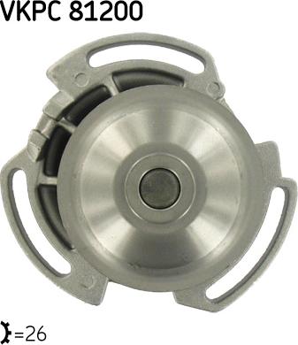 SKF VKPC 81200 - Ūdenssūknis