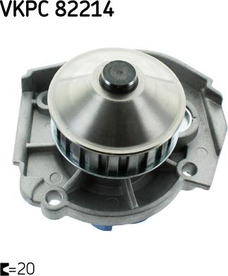 SKF VKPC82214 - PA286A ŪDENS SŪKNIS