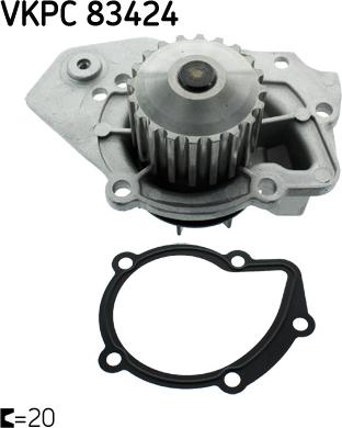 SKF VKPC 83424 - PA393 ŪDENS