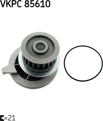 SKF VKPC85610 - PA409 ŪDENS SŪKNIS