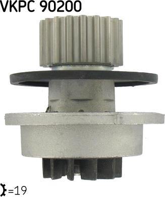 SKF VKPC 90200 - PA695 ŪDENS