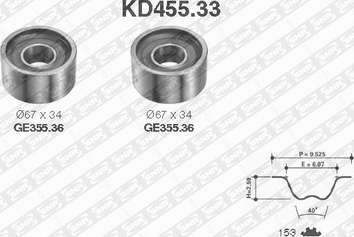 SNR KD455.33 - Auto Part