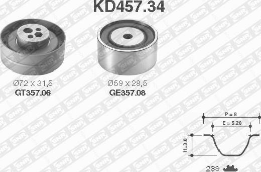 SNR KD457.34 - Auto Part