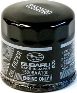 Subaru 15208AA100 - Eļļas filtrs