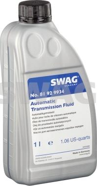 Swag 81929934 - Automātiskās pārnesumkārbas eļļa