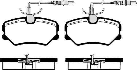BOSCH 0986492090 - Bremžu uzliku kompl