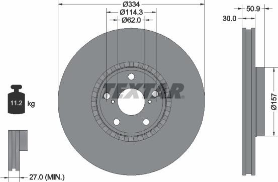 Textar 92147803 - Auto Part