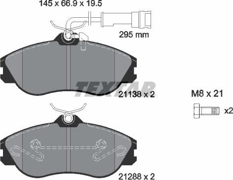 Textar 2113802 - Auto Part