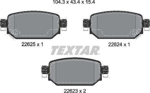 Textar 2262301