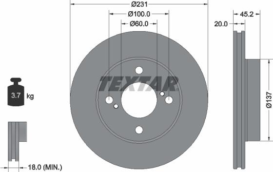 Textar 92309403