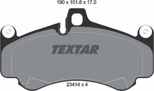 Textar 2341401 - Auto Part