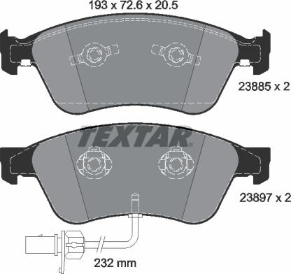 BOSCH 0986494200 - Bremžu uzliku kompl