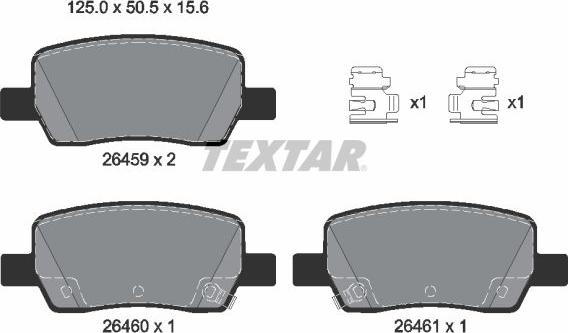 Textar 2645901 - Auto Part