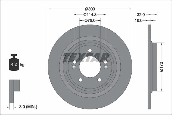 Textar 92337203 - Auto Part