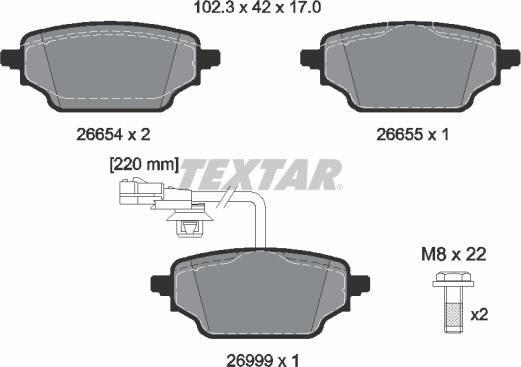 Textar 2665402