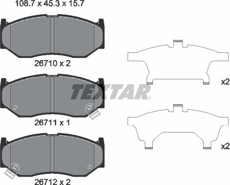 Textar 2671001
