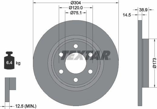 Textar 92352703 - Auto Part