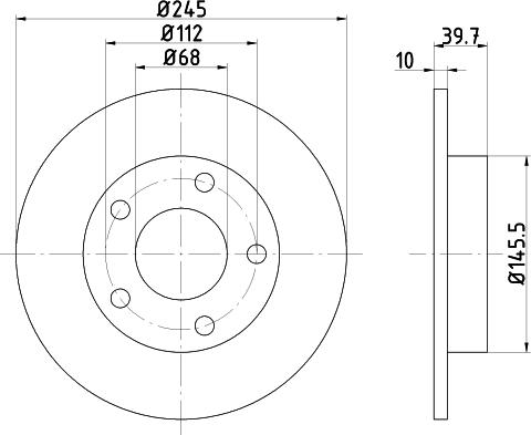 Brembo 08.9136.11 - DDF1232