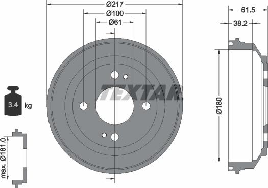 Textar 94017500