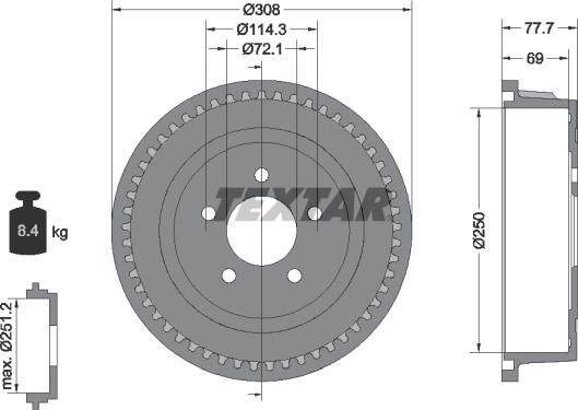 Textar 94028100 - Auto Part