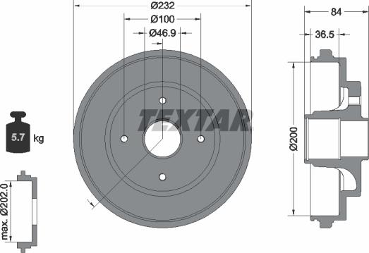 Textar 94049400