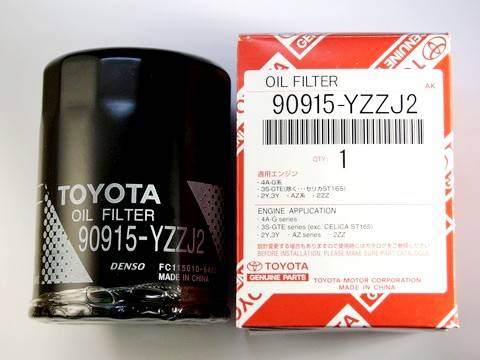 TOYOTA 90915YZZJ2 - Eļļas filtrs